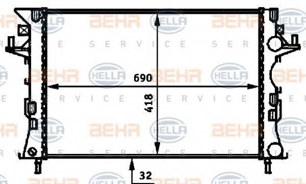 BEHR HELLA SERVICE 8MK 376 716-301