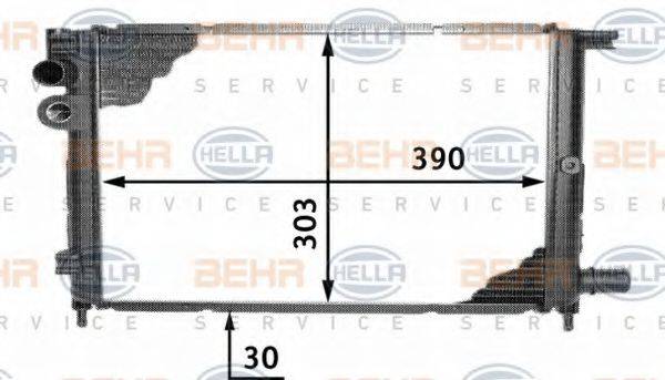 BEHR HELLA SERVICE 8MK 376 717-321