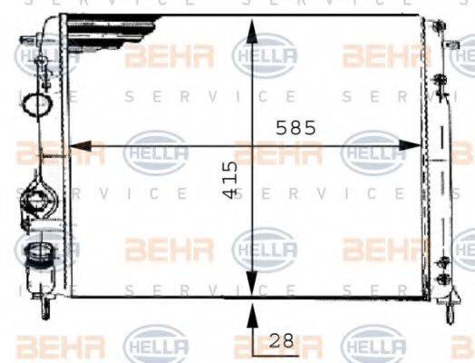 BEHR HELLA SERVICE 8MK 376 717-441