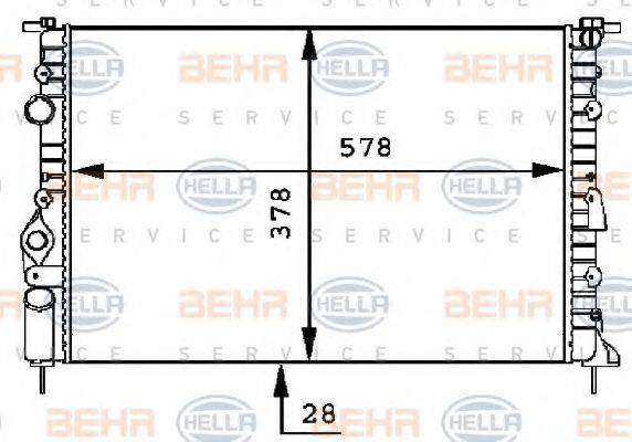 BEHR HELLA SERVICE 8MK 376 717-451