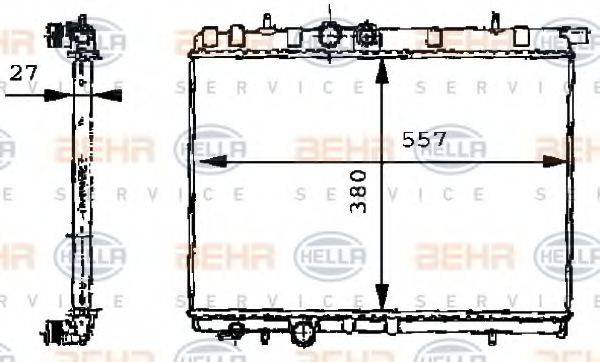 BEHR HELLA SERVICE 8MK 376 717-531