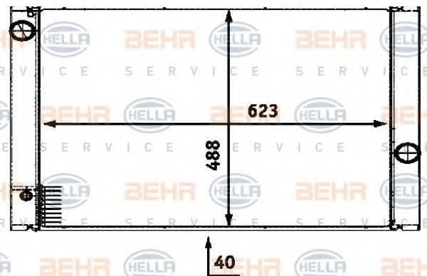BEHR HELLA SERVICE 8MK 376 718-001