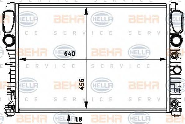 BEHR HELLA SERVICE 8MK 376 718-011