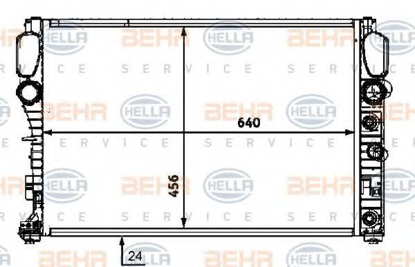 BEHR HELLA SERVICE 8MK 376 718-021