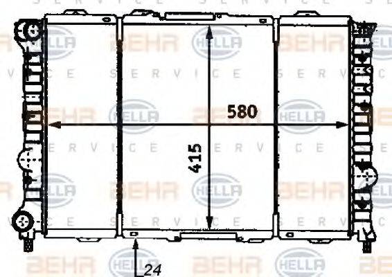 BEHR HELLA SERVICE 8MK 376 718-091