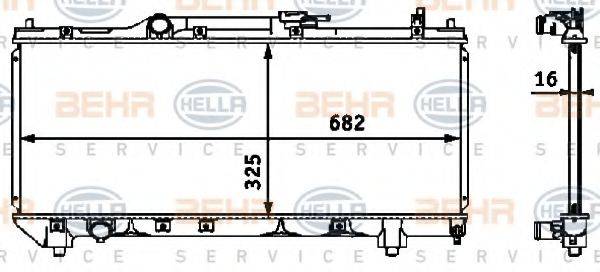 BEHR HELLA SERVICE 8MK 376 718-461