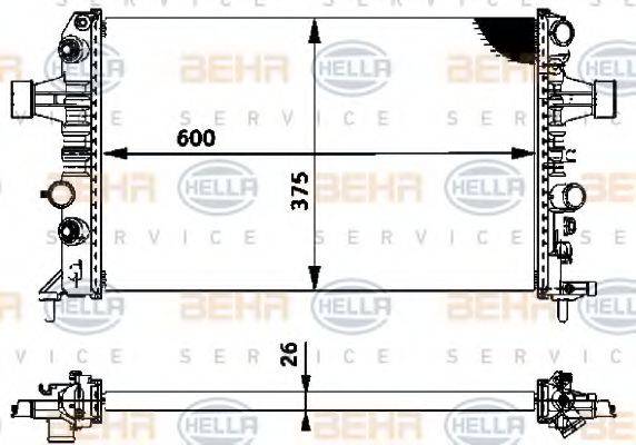 BEHR HELLA SERVICE 8MK 376 719-061