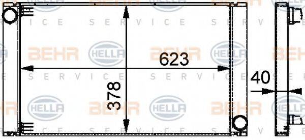 BEHR HELLA SERVICE 8MK 376 719-101