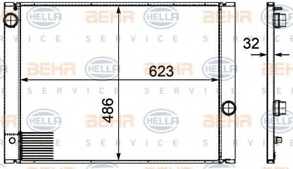 BEHR HELLA SERVICE 8MK 376 719-131