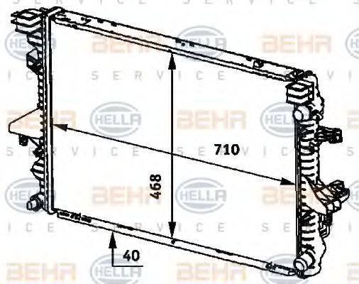 BEHR HELLA SERVICE 8MK 376 719-161