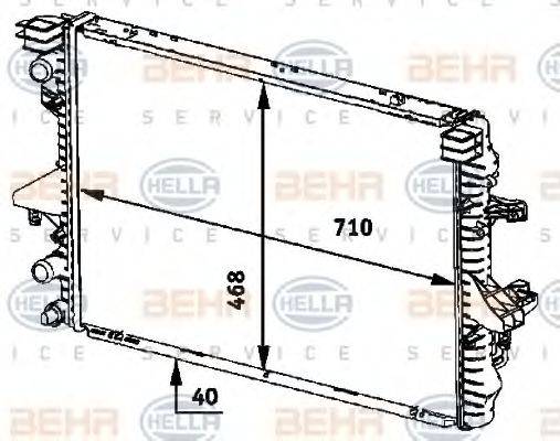 BEHR HELLA SERVICE 8MK 376 719-171