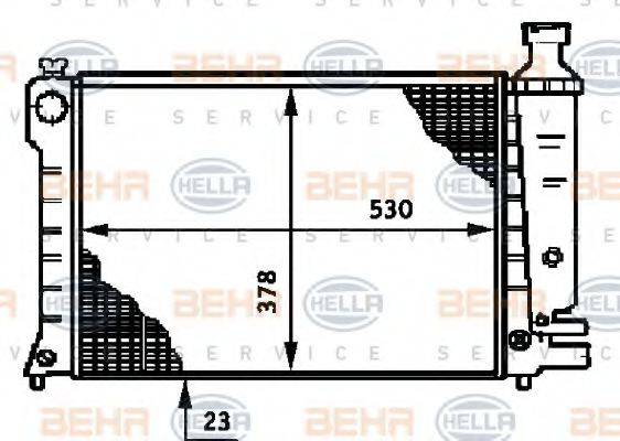 BEHR HELLA SERVICE 8MK 376 719-411