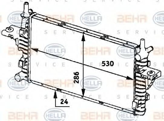 BEHR HELLA SERVICE 8MK 376 719-751