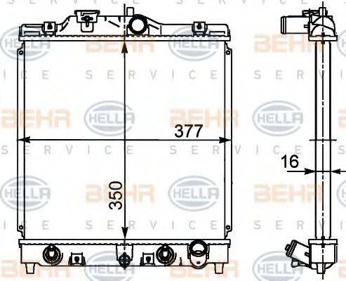 BEHR HELLA SERVICE 8MK 376 719-781