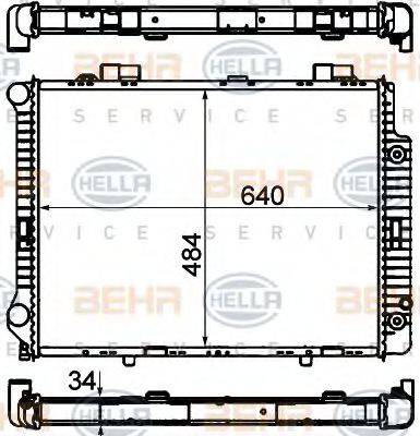 BEHR HELLA SERVICE 8MK 376 720-381