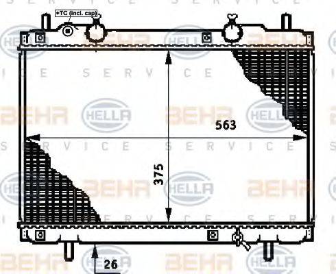 BEHR HELLA SERVICE 8MK 376 720-751