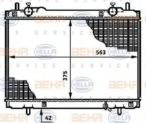 BEHR HELLA SERVICE 8MK 376 720-771
