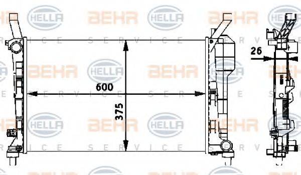 BEHR HELLA SERVICE 8MK 376 721-021