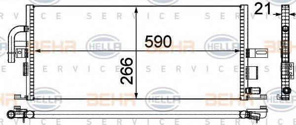 BEHR HELLA SERVICE 8MK 376 721-081