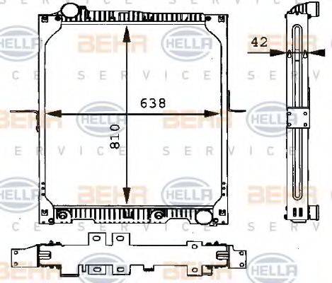 BEHR HELLA SERVICE 8MK 376 721-151