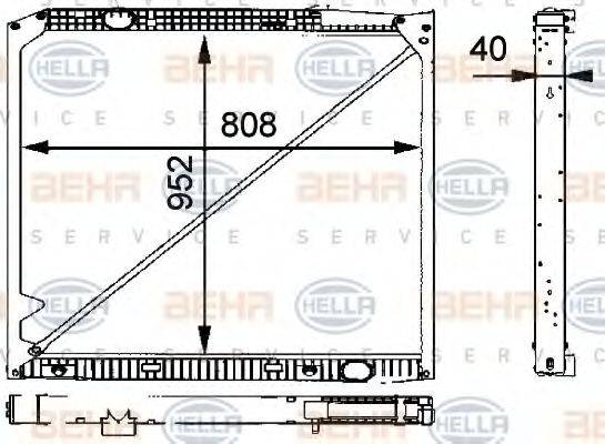 BEHR HELLA SERVICE 8MK 376 721-231