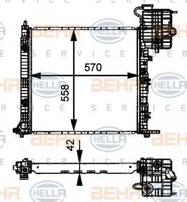 BEHR HELLA SERVICE 8MK 376 721-391
