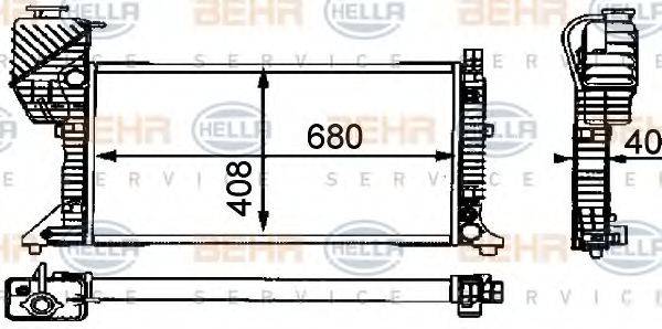 BEHR HELLA SERVICE 8MK 376 721-431