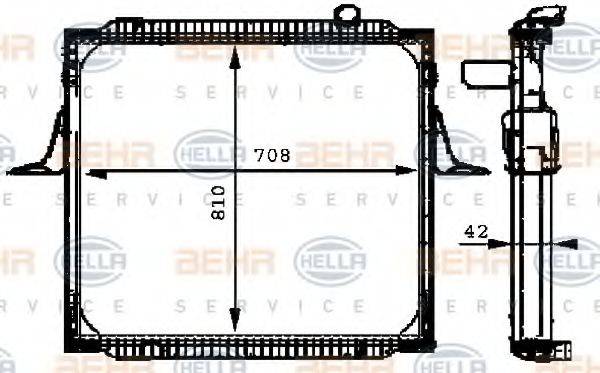 BEHR HELLA SERVICE 8MK 376 721-661