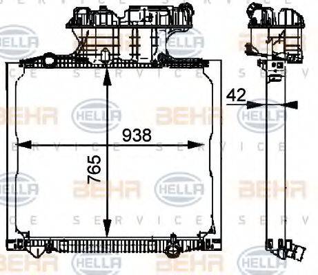 BEHR HELLA SERVICE 8MK 376 721-711