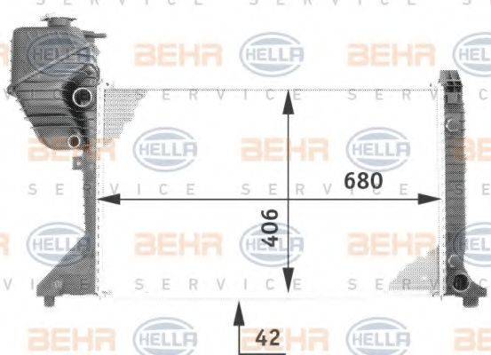 BEHR HELLA SERVICE 8MK 376 722-001