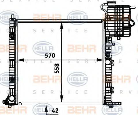 BEHR HELLA SERVICE 8MK 376 722-041