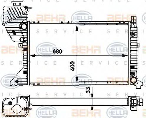 BEHR HELLA SERVICE 8MK 376 722-261