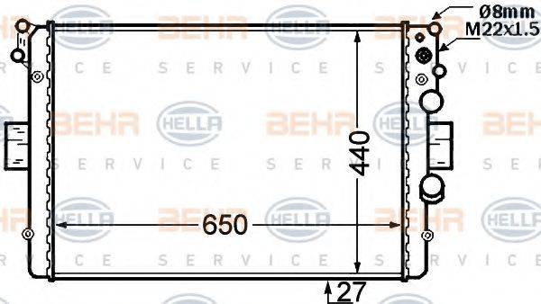 BEHR HELLA SERVICE 8MK 376 724-561