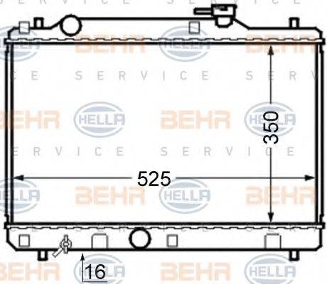 BEHR HELLA SERVICE 8MK 376 724-581