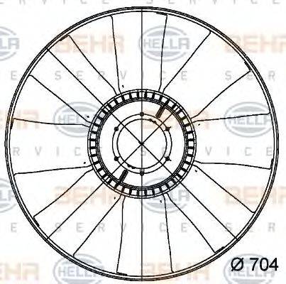 BEHR HELLA SERVICE 8MV 376 728-771