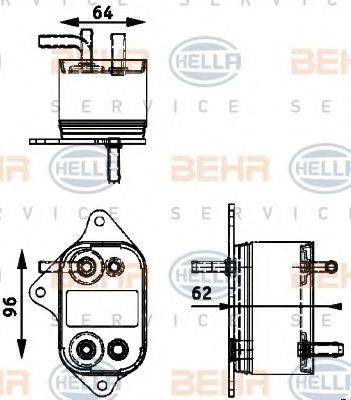 BEHR HELLA SERVICE 8MK 376 745-011