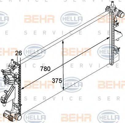 BEHR HELLA SERVICE 8MK 376 745-021