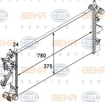 BEHR HELLA SERVICE 8MK 376 745-031