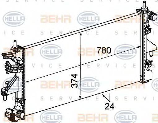 BEHR HELLA SERVICE 8MK 376 745-101