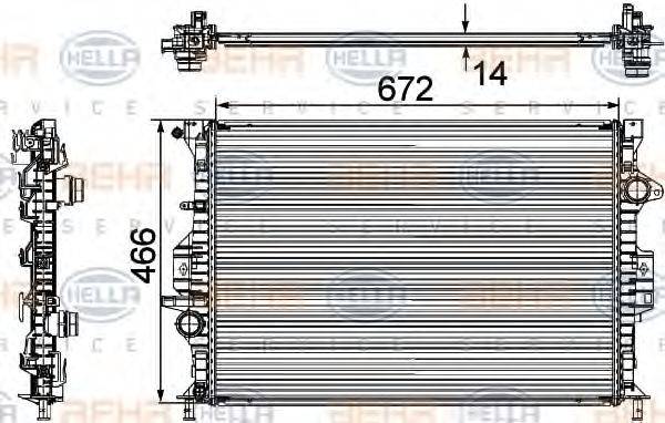 BEHR HELLA SERVICE 8MK 376 745-591