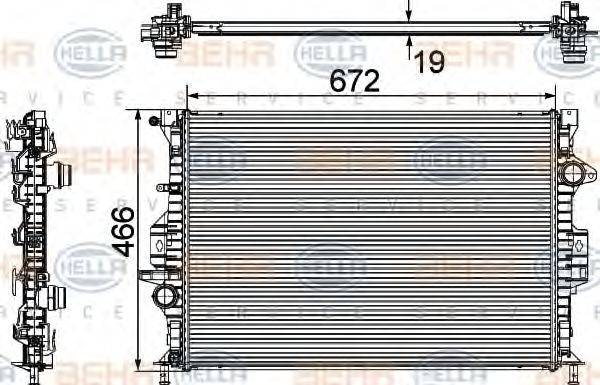 BEHR HELLA SERVICE 8MK 376 745-601