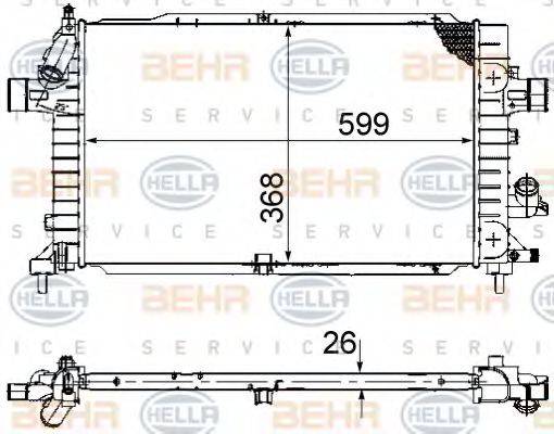 BEHR HELLA SERVICE 8MK 376 745-791