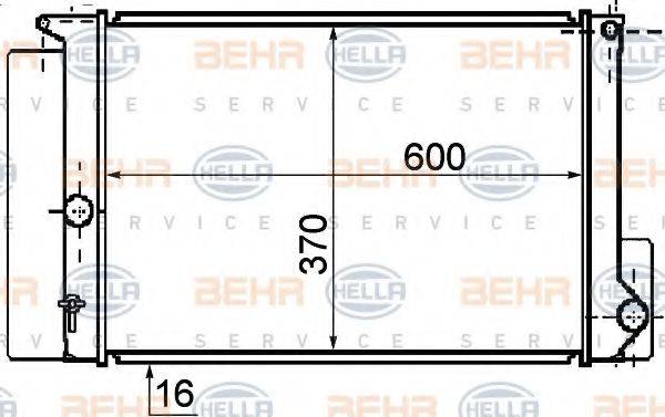 BEHR HELLA SERVICE 8MK 376 753-721