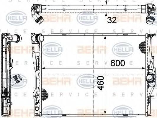 BEHR HELLA SERVICE 8MK 376 754-041