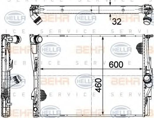 BEHR HELLA SERVICE 8MK 376 754-061