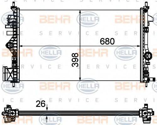 BEHR HELLA SERVICE 8MK 376 754-351