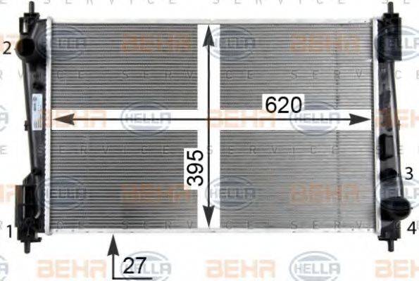 BEHR HELLA SERVICE 8MK 376 754-451