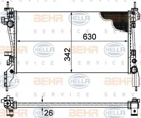 BEHR HELLA SERVICE 8MK 376 754-561