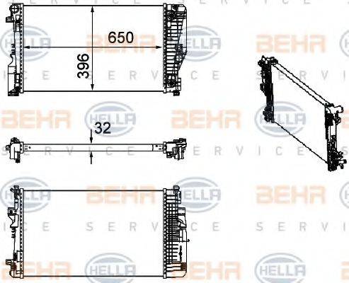 BEHR HELLA SERVICE 8MK 376 756-131