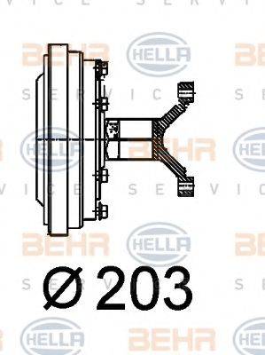 BEHR HELLA SERVICE 8MV 376 757-171